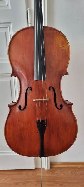 sehr schönes cello mit Zettel