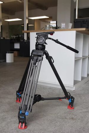 Sachtler Caddy Video 18 Video Stativ Kohlefaser Mittelspinne
