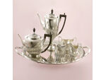 Kaffee- Teeservice Sterling Antik