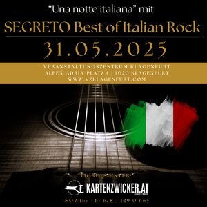 'Una notte italiana' mit SEGRETO Best of Italian Rock