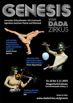 Genesis - surrealistisches Zirkustheater mit Livemusik