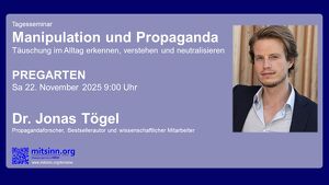 Tagesseminar • Täuschung im Alltag erkennen • Dr. Jonas Tögel