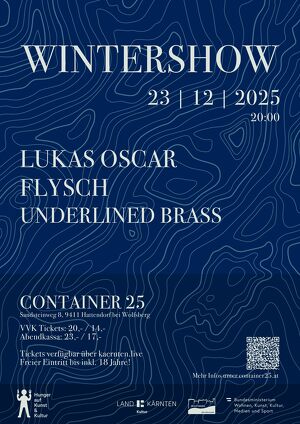Wintershow mit Lukas Oscar, Flysch und Underlined Brass